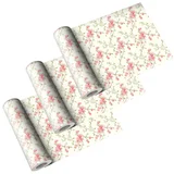 Kit com 3 Rolos Adesivo Contact 45x200cm Flor Cerejeira