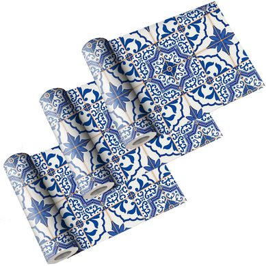Kit com 3 Pacotes de Adesivo para Azulejo 15x15cm Porto