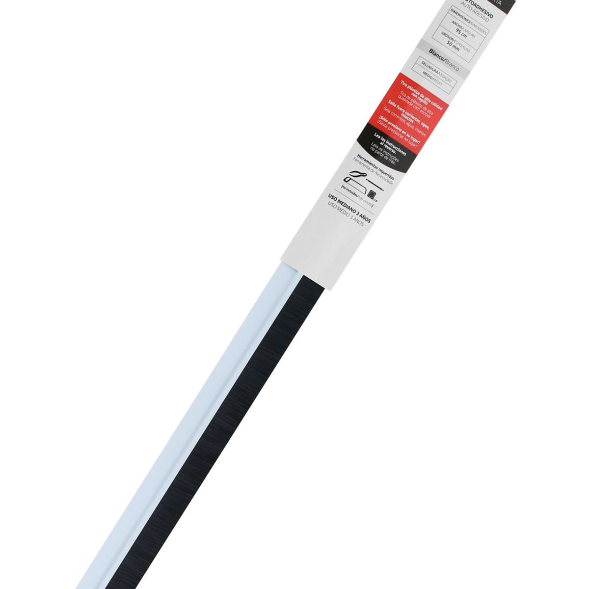 Veda Porta Plast/Escova Branco 95Cm, marca Fixser - Foto Principal