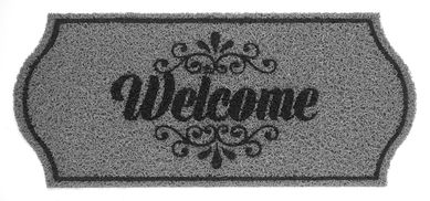 Vinil Formas Welcome Cinza 30x70cm