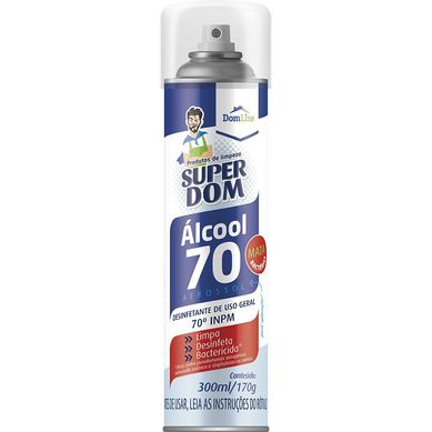 lcool 70 Inpm Aerosol Super Dom 300ml Baston