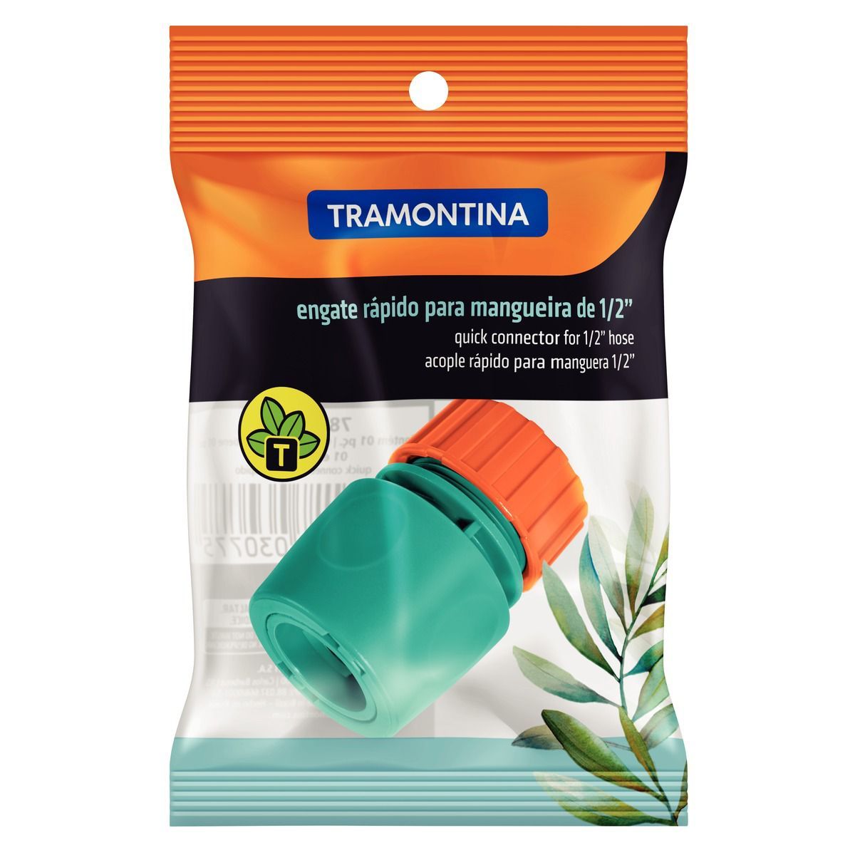 Engate Rápido para Mangueira 1/2", marca Tramontina - Foto 2