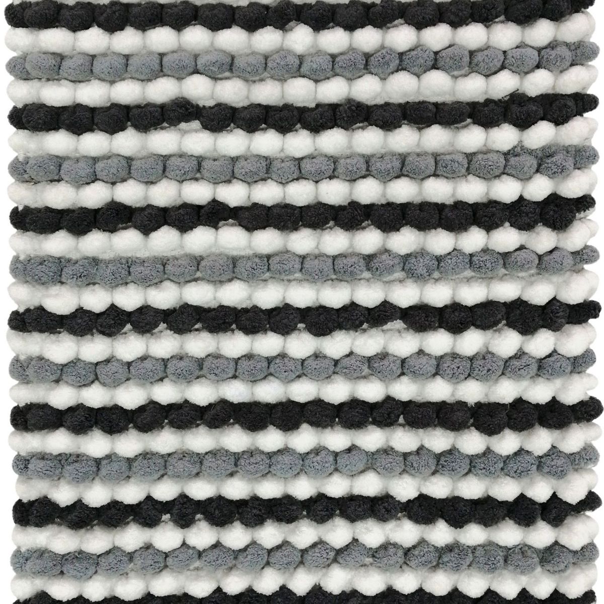 Tapete de Banheiro Algodão Cube Mix Cinza 40x60 Just Home Collection, marca Just Home Collection - Foto 2