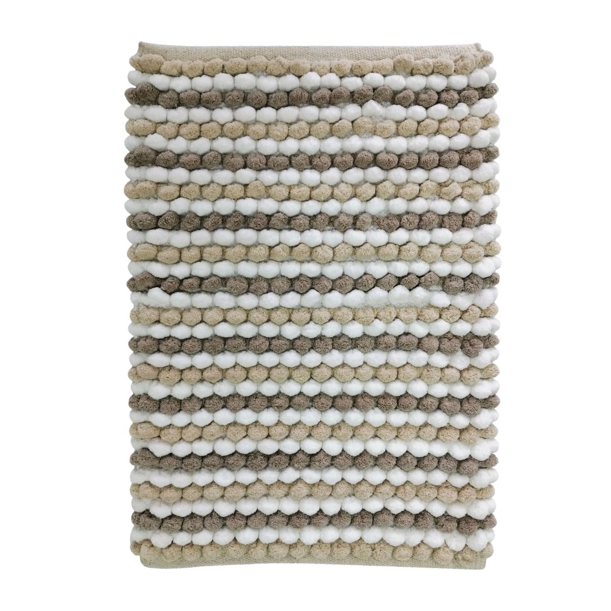 Tapete de Banheiro Algodão Cube Mix Bege 40x60 Just Home Collection, marca Just Home Collection - Foto Principal