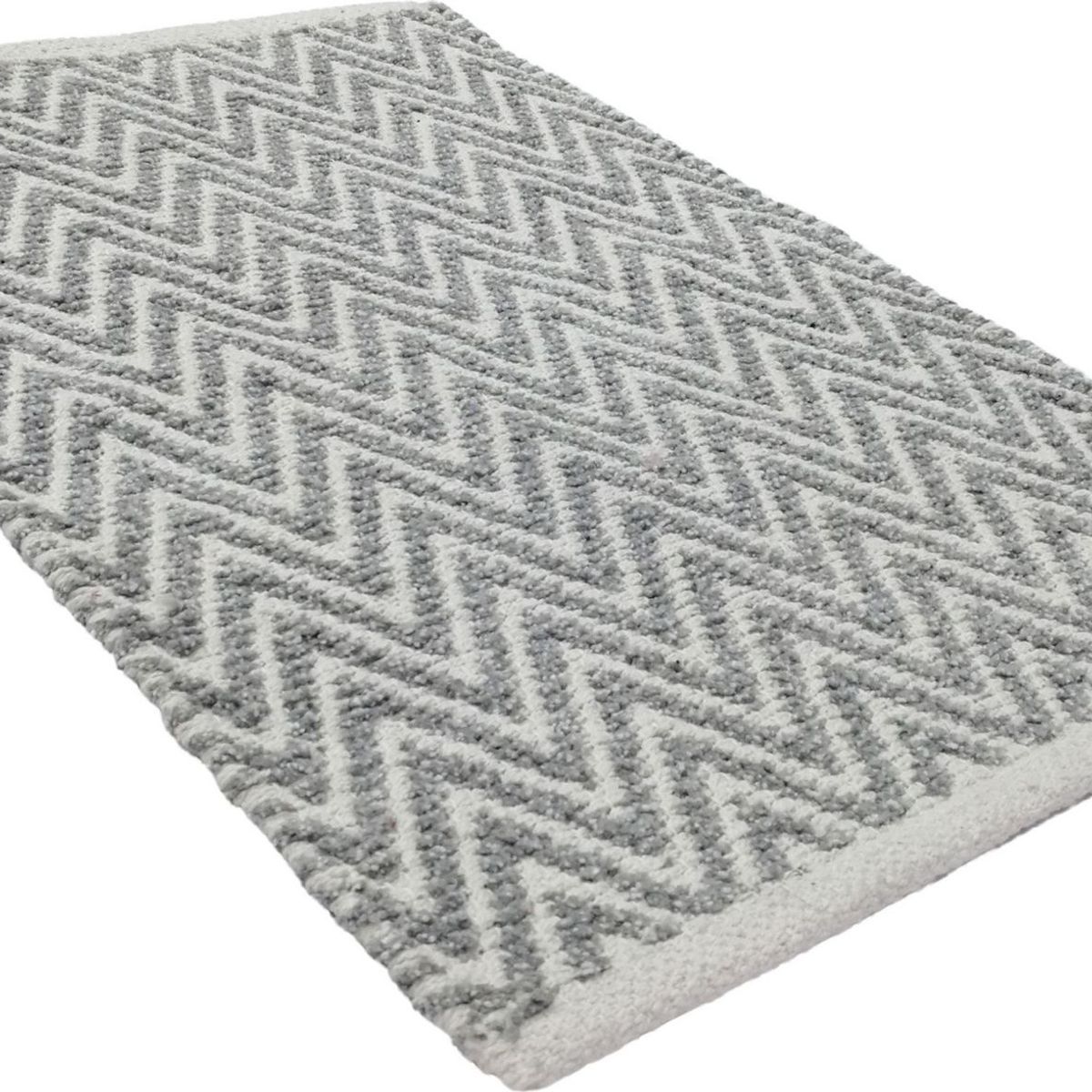 Tapete de Banheiro Ziggy Cinza 40x60 Just Home Collection, marca Just Home Collection - Foto 2