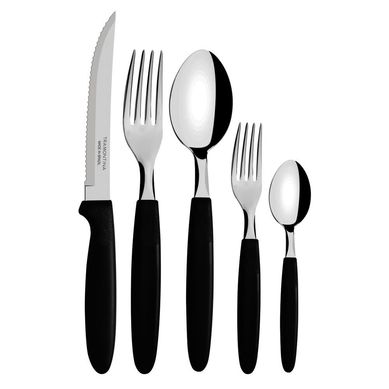 Faqueiro Inox 30 Peas Ipanema Preto