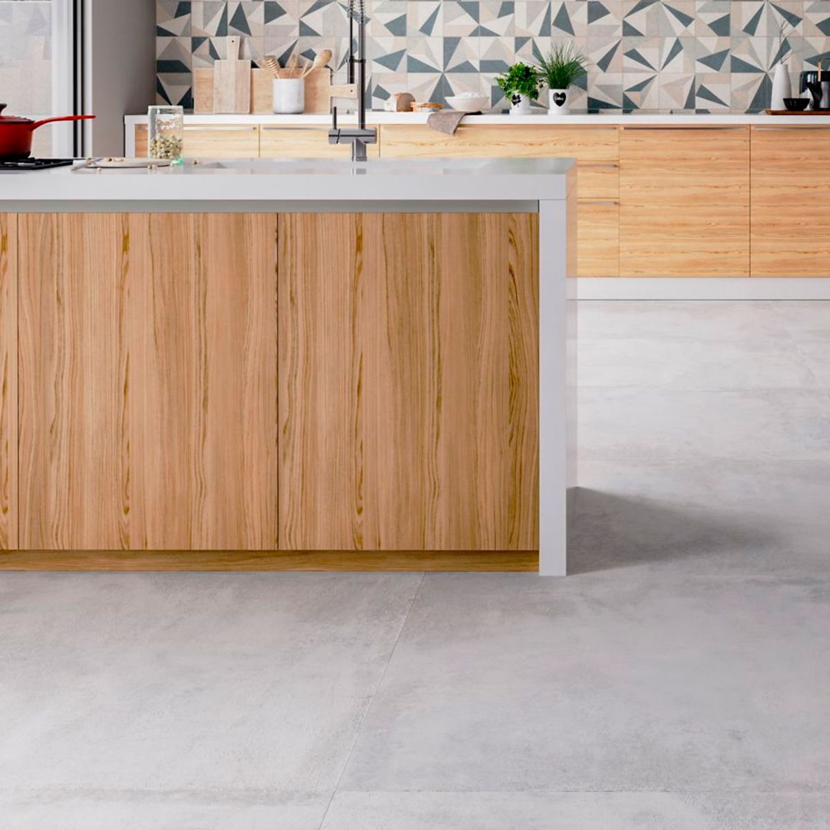 Piso Porcelanato Acetinado Retificado Cinza Interno 90x90cm Studio Gray Biancogres Caixa 2,4m², marca Biancogres - Foto Principal