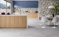Piso Porcelanato Acetinado Retificado Cinza Interno 90x90cm Studio Gray Biancogres Caixa 2,4m²