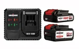 Kit Carregador + 2 Baterias 2.0ah / 4.0ah 127v Ubermann
