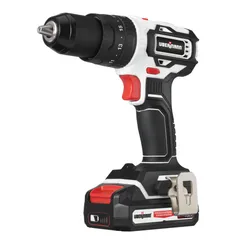 Furadeira e Parafusadeira com Imp + 2 Baterias 20v 127v Ubermann
