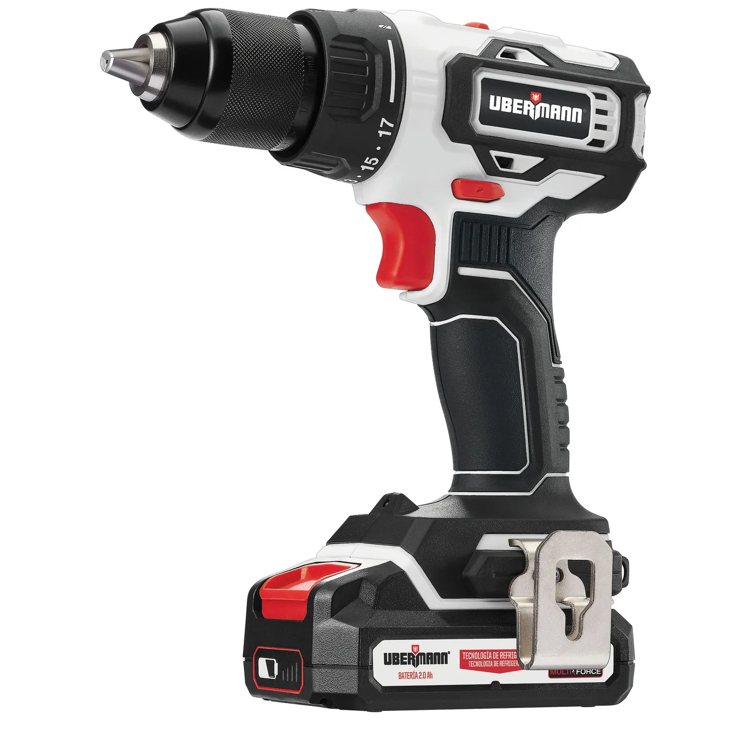 Furadeira e Parafusadeira sem Imp +2 Baterias 20v 127v Ubermann