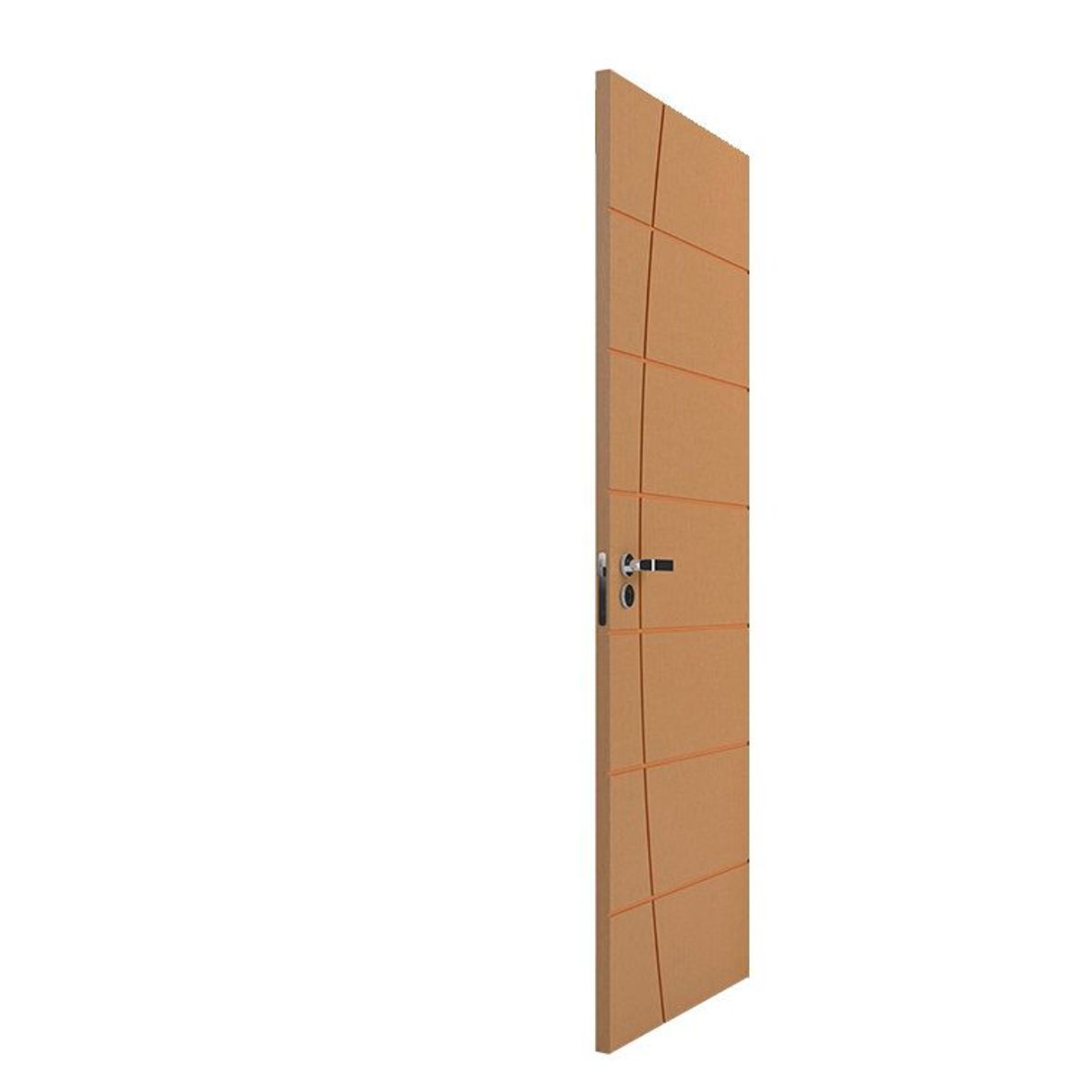 Folha Porta Frisada Sólida Elegance Freijó Pintada 210x80 Vert, marca Vert - Foto Principal