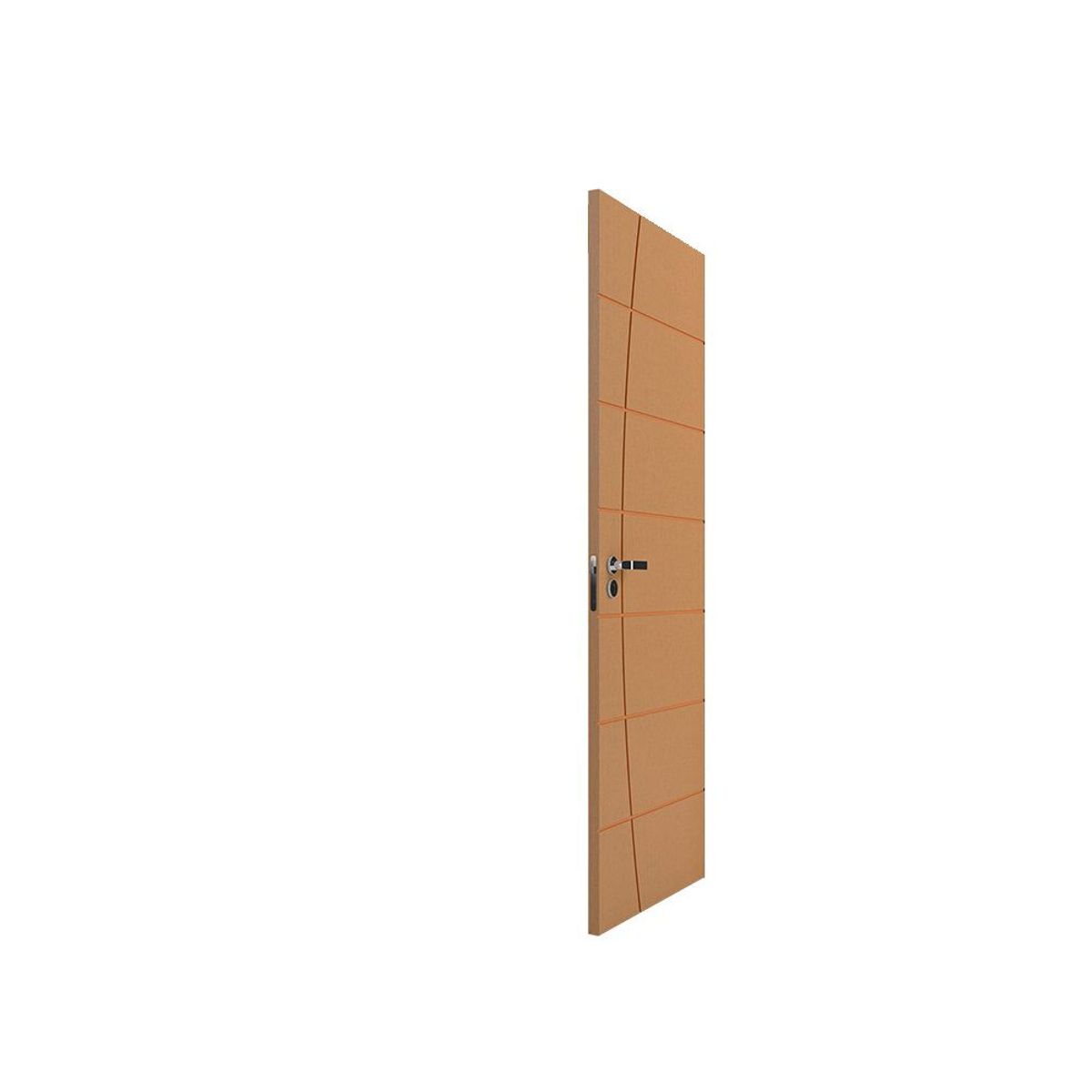 Folha Porta Frisada Sólida Elegance Freijó Pintada 210x80 Vert, marca Vert - Foto Principal