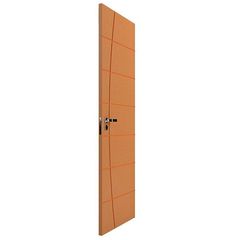 Folha Porta Frisada Sólida Elegance Freijó Pintada 210x80 Vert