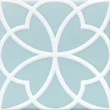 Revestimento Aura Azul Acetinado 15x15 cm Eliane