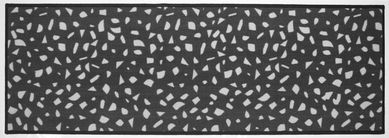 Passadeira Cozinha Terrazzo Black 40x120cm
