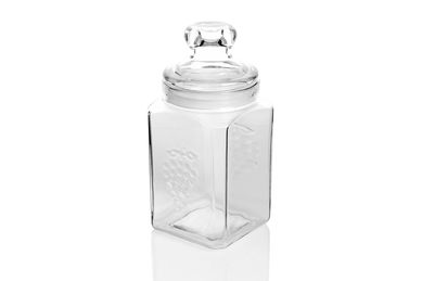Pote de Vidro com Tampa Candy 1L