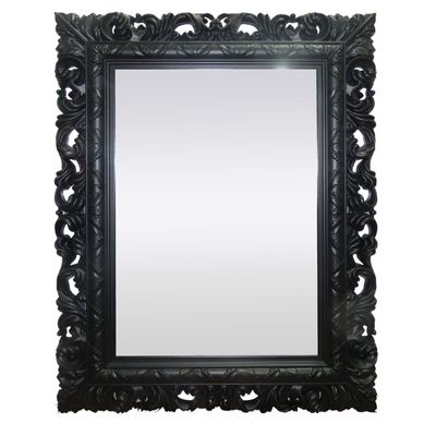 Espelho Retangular Rocco Preto 51X66 cm