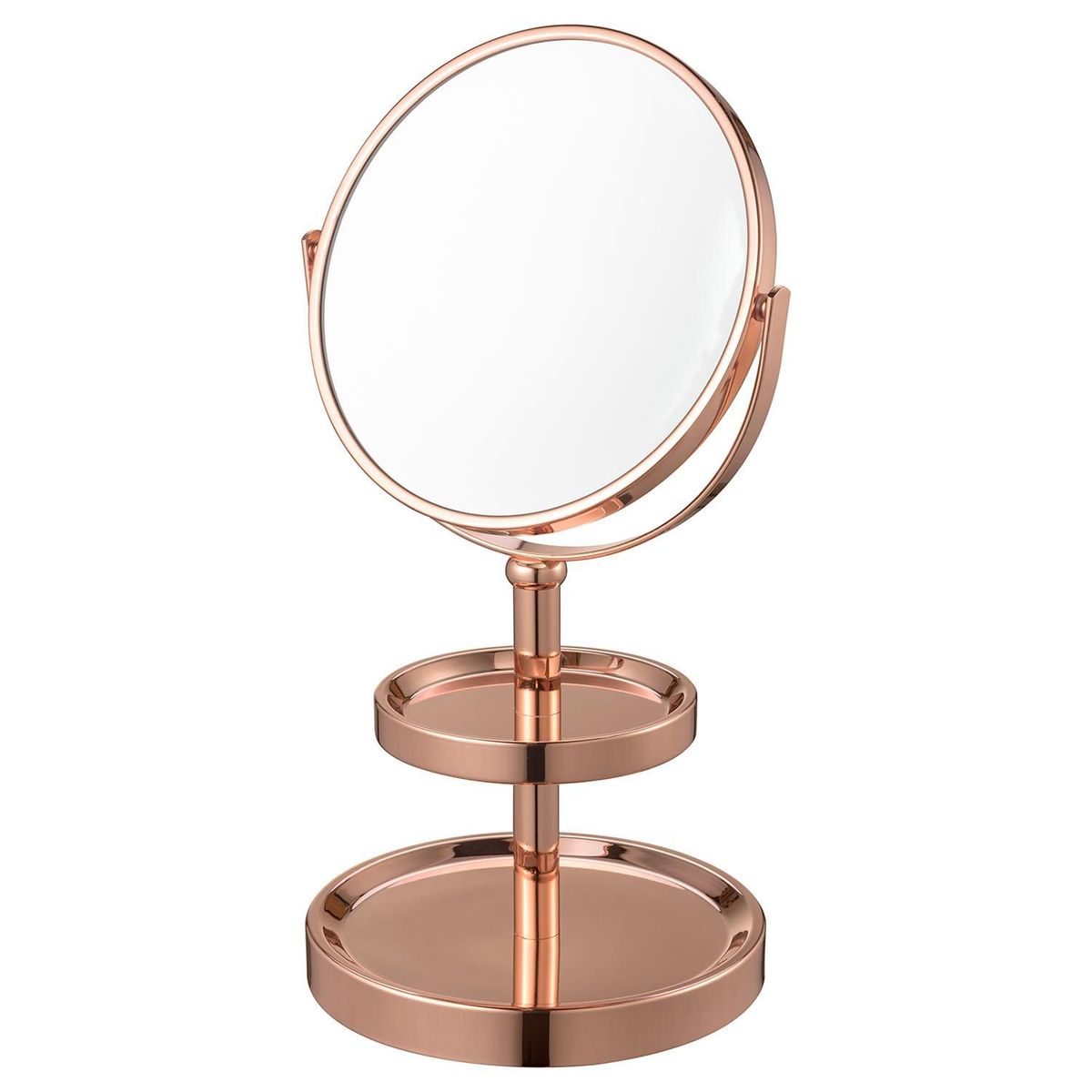 Espelho Comestico com Porta Joias Rosegold Just Home Collection, marca Just Home Collection - Foto Principal