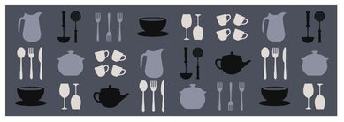 Passadeira Cozinha Cromado Cook My Passion 40x120cm