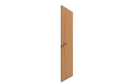 Folha de Porta Frisada Madeira Solida MDP Freij Acabado 210x80x3,5cm Elegance