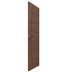 Folha de Porta Frisada Madeira Solida MDP Ipê Acabado 210x90x3,5cm Elegance