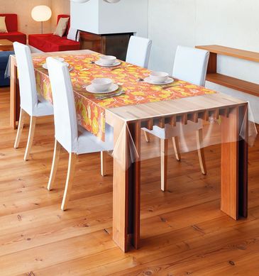Toalha Mesa Transparente 135x135cm
