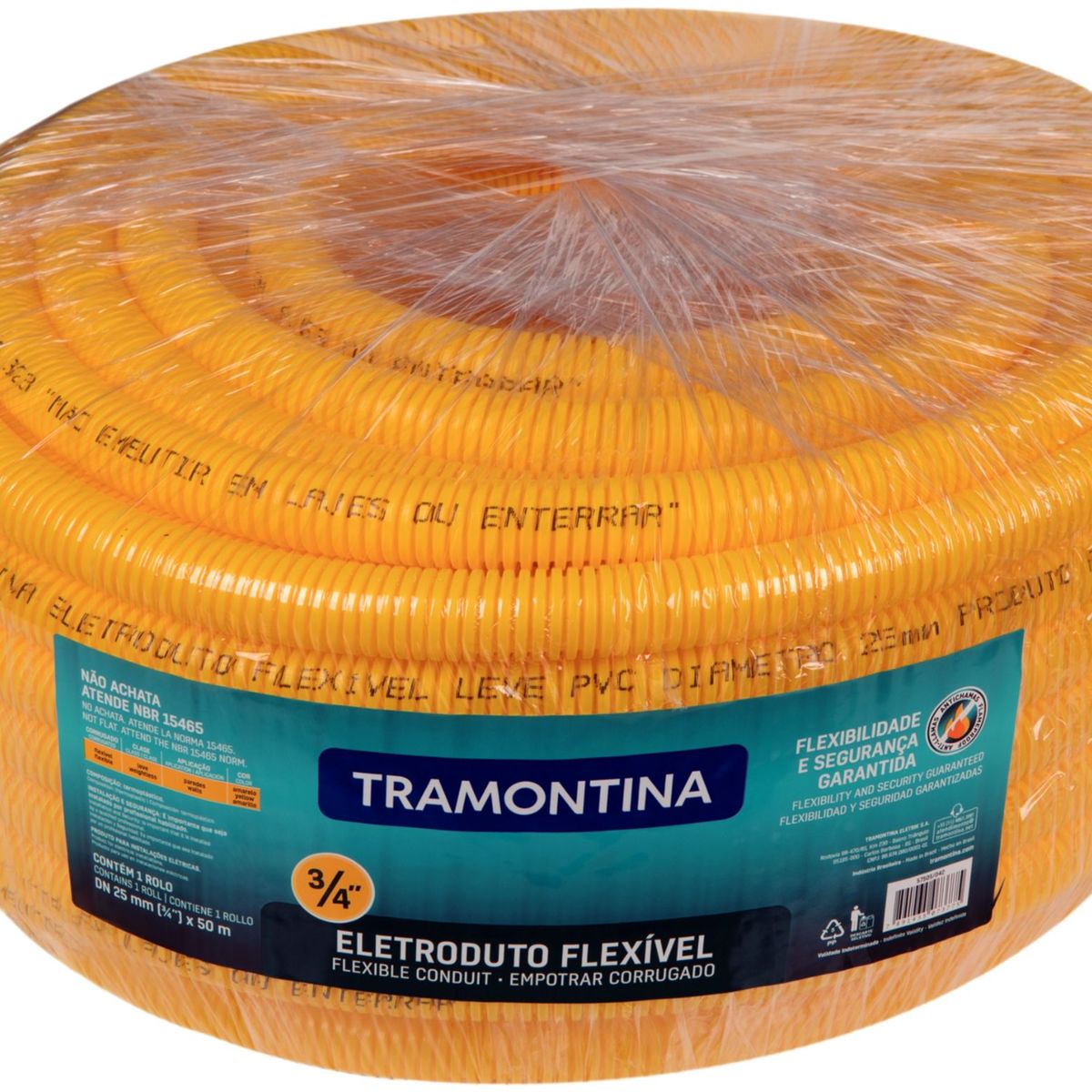 Eletroduto Corrugado DN25-3/4 50m Tramontina, marca Tramontina - Foto 2