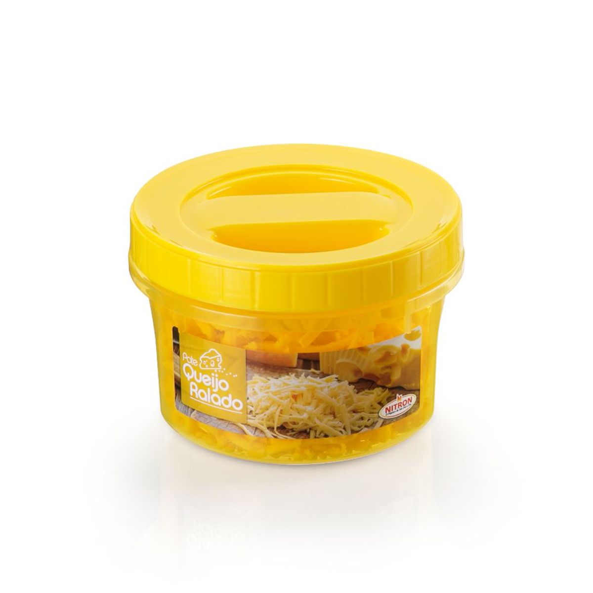 Pote com Rosca Acoplado Quejo Ralado 500ml Nitron, marca Nitron - Foto Principal