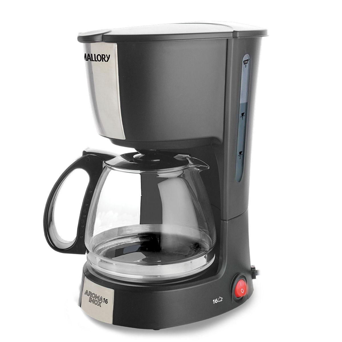 Cafeteira Aroma 16 Inox 127V Mallory, marca Mallory - Foto 2