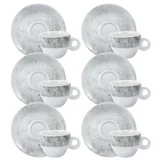 Kit com 6 Xicaras de Chá com Pires Concreto