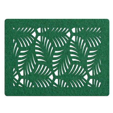 Lugar Americano Folhas Verde Grama