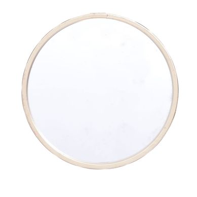Espelho Parede Metal Round Shine Frame Dourado 20X1X20Cm