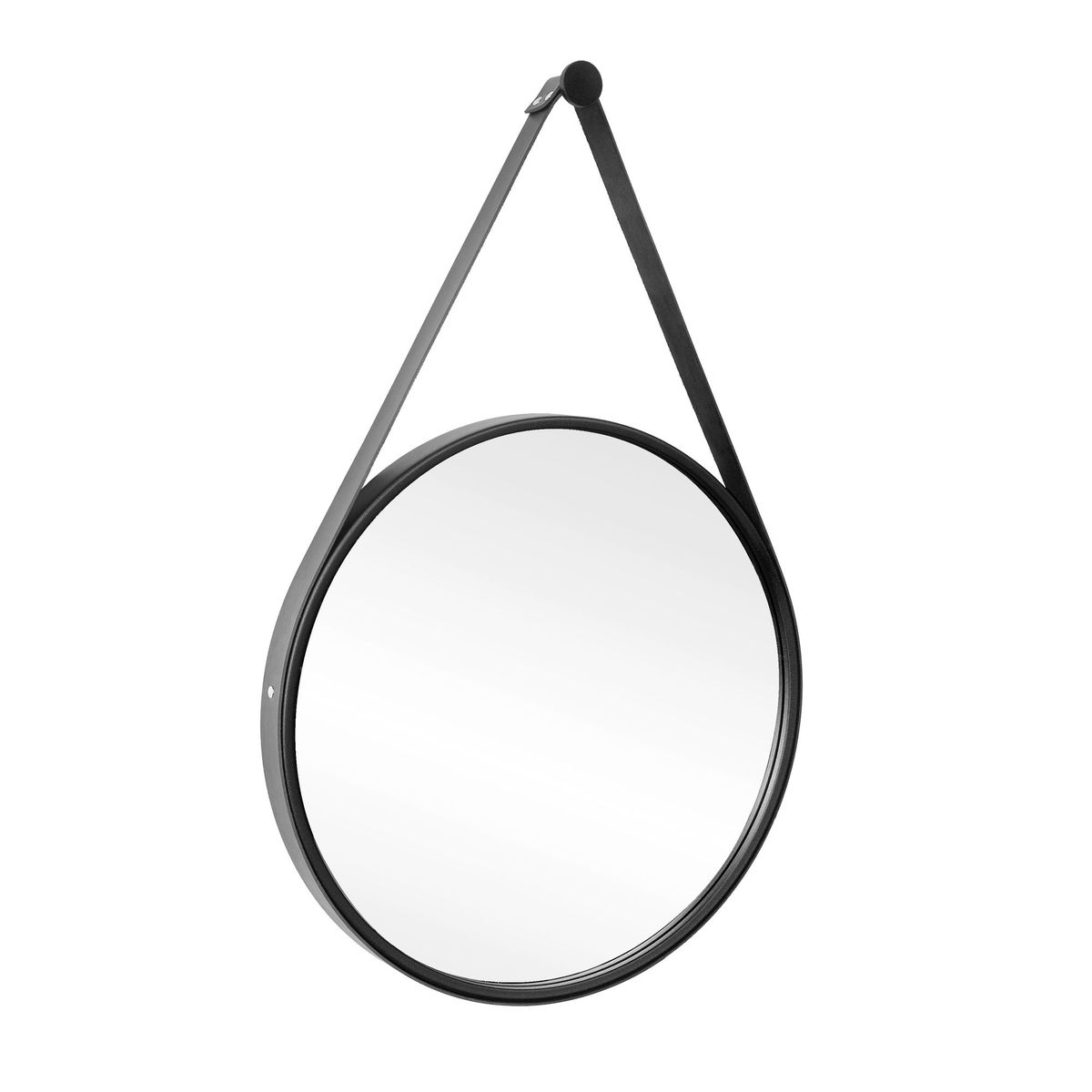 Espelho Adnet Preto Alça Preto 40cm, marca E2G Design - Foto Principal