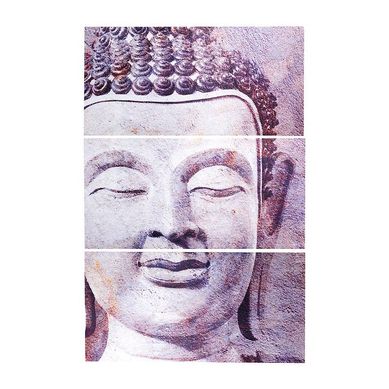 Quadro Vertical Buda Pedra Just Home Collection 100 x 150 cm