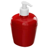 Porta Sabonete Líquido Plástico Vermelho