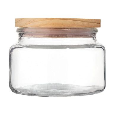 Porta Mantimento Vidro Redondo Com Tampa Lyor 350 ml