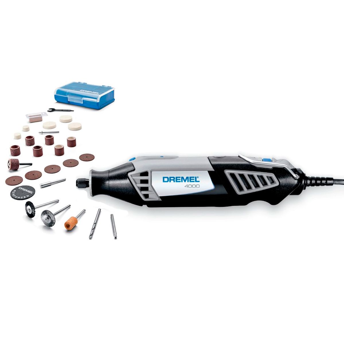Dremel 4000 Micro Retífica com 26 Acessórios 220V, marca Dremel - Foto Principal