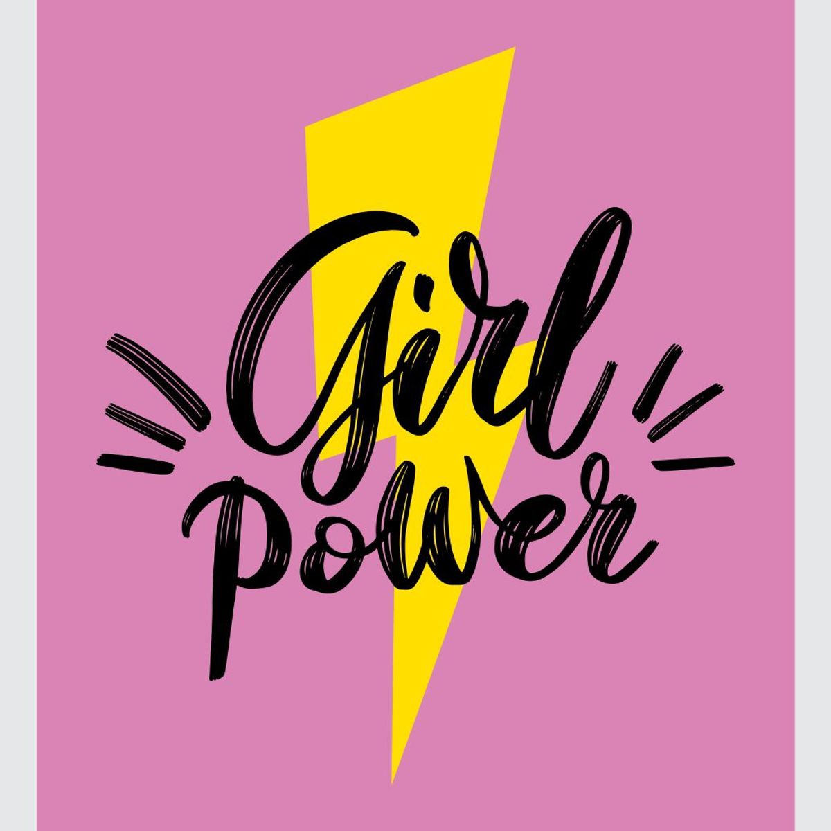 Quadro sem Vidro 22x32cm Girl Power, marca Kapos - Foto Principal