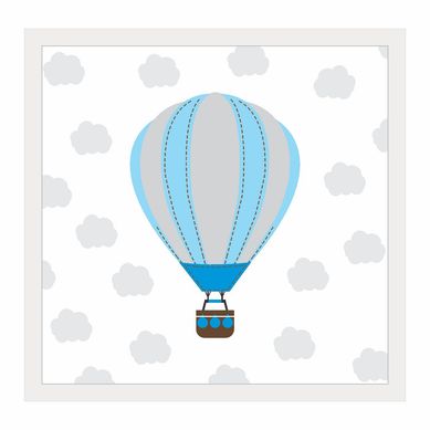 Quadro Infantil sem Vidro 27x27cm Balo