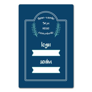 Quadro Placa Decorativa - Bem Vindo
