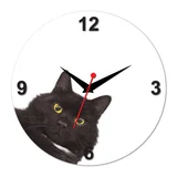 Relógio de Parede Gato Preto