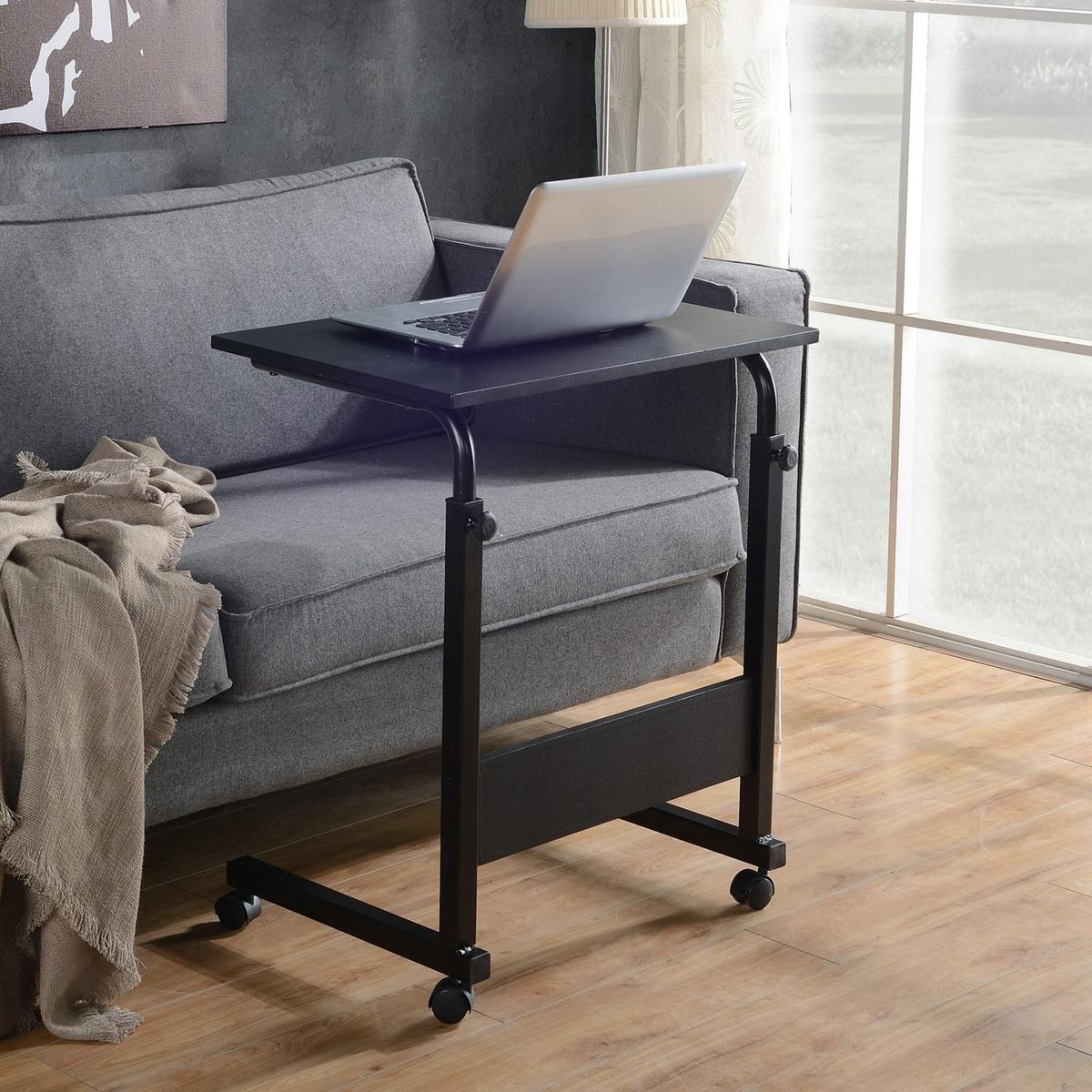Mesa Móvel Ajustável para Notebook Just Home Collection, marca Just Home Collection - Foto 2