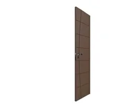 Folha de Porta Frisada Madeira Solida MDP Ipê Acabado 210x80x3,5cm Elegance