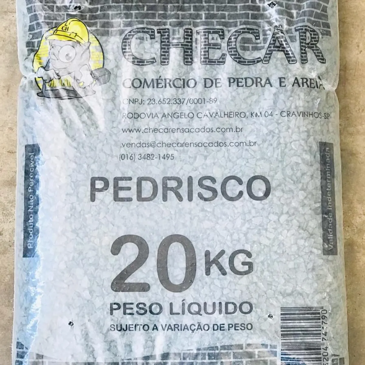 Pedrisco 20Kg, marca Checar - Foto Principal