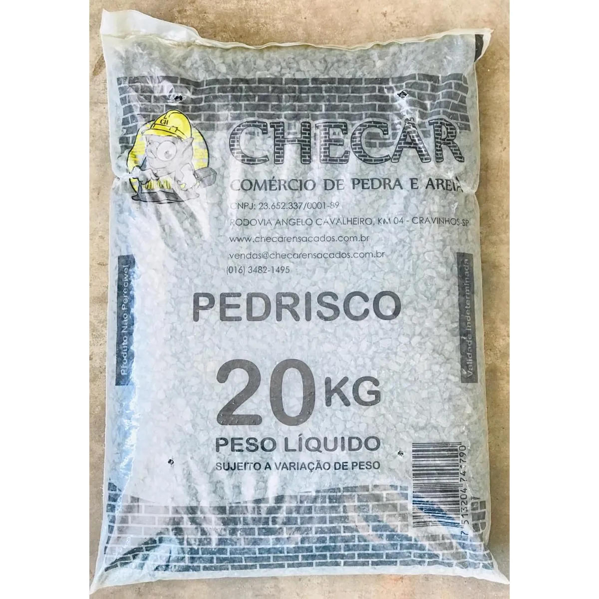 Pedrisco 20Kg, marca Checar - Foto Principal