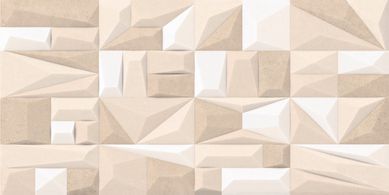 Revestimento HD Menfi Beige Plus Retificado Acetinado 37x74cm 1,95m Fioranno