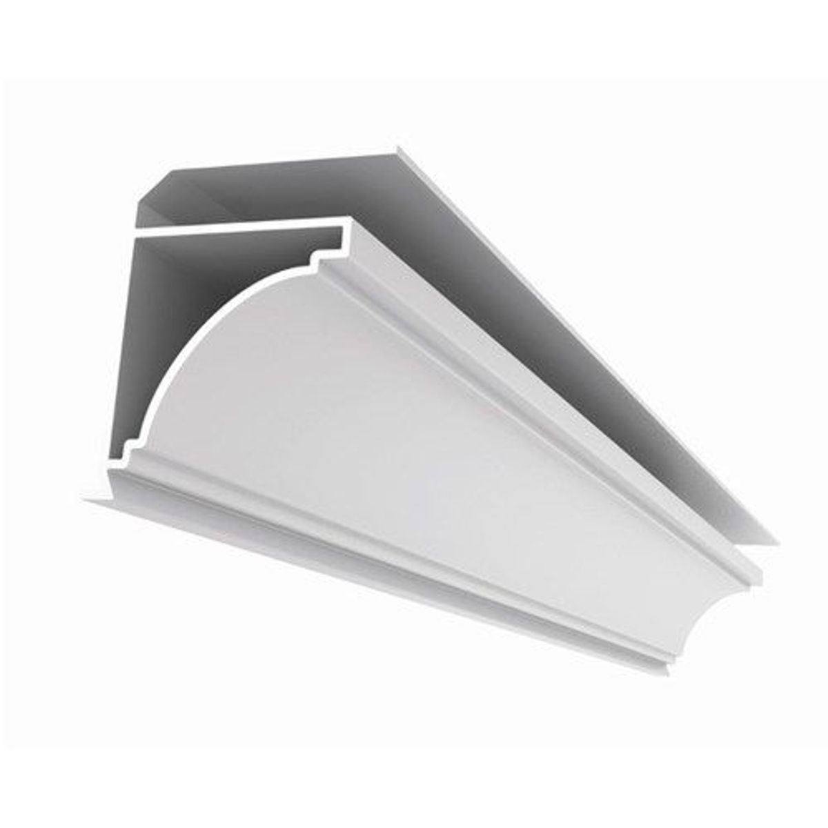 Moldura PVC Barra com 4M Branco Permatti, marca Permatti - Foto Principal