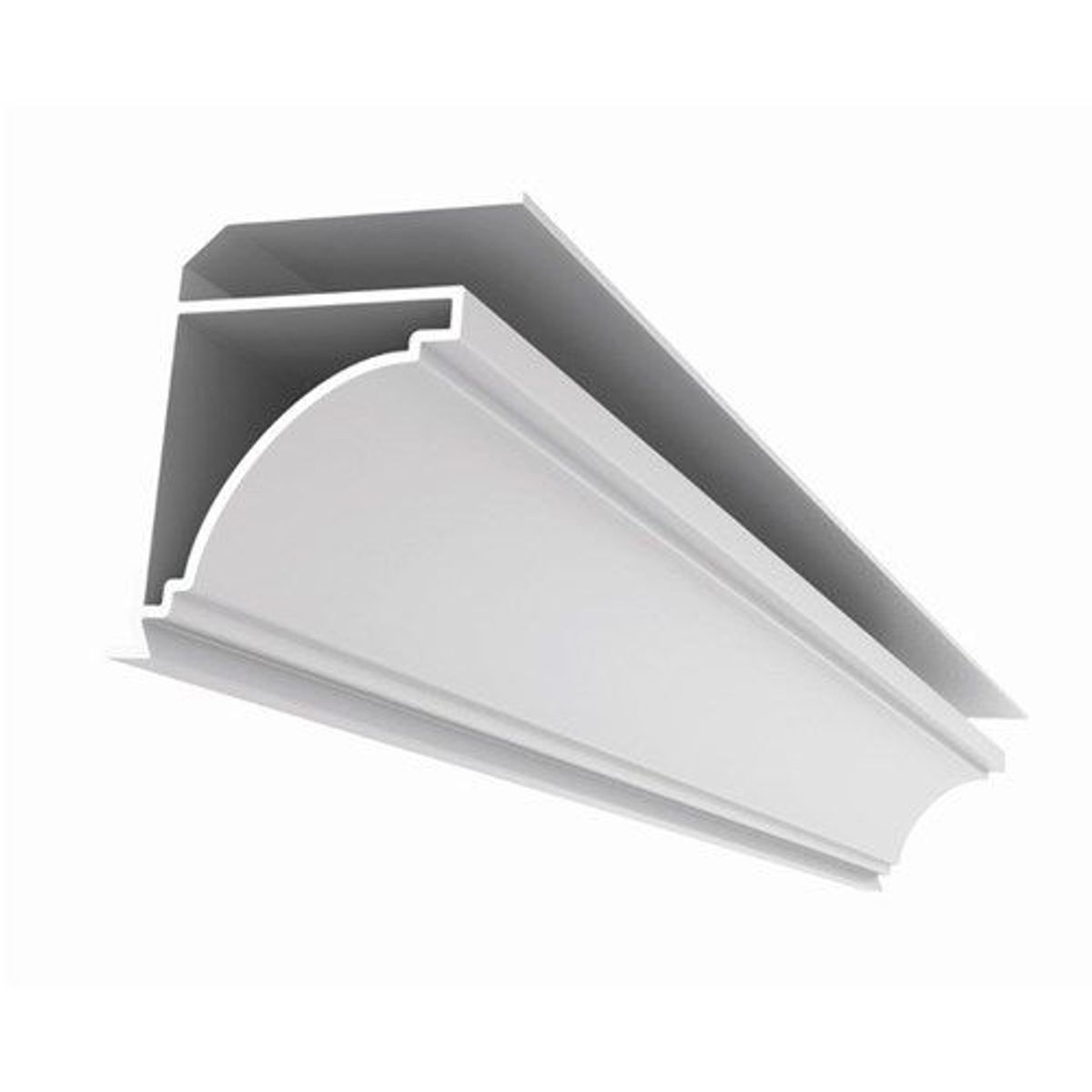 Moldura PVC Barra com 4M Branco Permatti, marca Permatti - Foto Principal