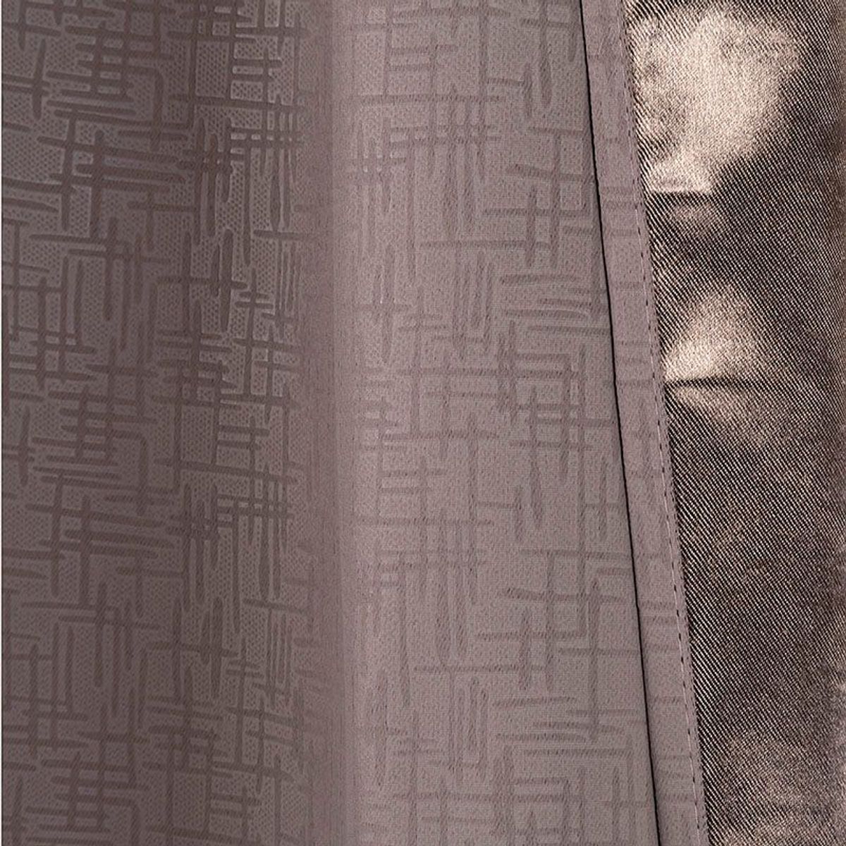 Cortina Blackout Lorien Risk 2,60X1,70 Cinza, marca Branyl - Foto 2